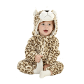Miniatyrbild 1 av 4: Reedca Toddler Dinosaur Kostym Barn Söt Huvad Onesie Djurkostym Halloween Leopard 0-3 Months