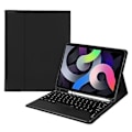 Miniatyrbild 1 av 5: Runt tangentbordfodral Bluetooth-tangentbordfodral för 2020 ipad air 4/10.9 tangentbord (svart)