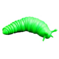 Miniatyrbild 2 av 2: Fidget Slug 3D-printad Articulerad Kladdig Stretch Slug Fidget Leksak Sensoriska Leksaker För Autistiska Green