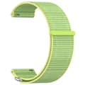 Miniatyrbilde 1 av 5: [LCS] For Garmin Venu X1 håndleddsstropp Magic Tape Nylon Loop klokkereim med metallring Multicolor Light Yellow