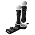 Miniatyrbild 5 av 5: För ps5 portabel 4 i 1 ps5 handkontroll laddningsstation docka ps4 psvr vr move laddningsställ för ps move handkontroller tillbehör