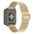 Til Garmin Venu X1 urrem Milanese rustfrit stålbånd med spænde - Guld Multicolor Gold