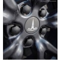 Miniatyrbild 5 av 5: Tesla Model 3 Y S X Hjulkapselkit Centerkapsel Nav Mutter Skydd Svart Röd Vit Grå Med 4 Centerkapslar 20 Mutter Skydd Red Silver Matte
