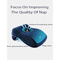 Miniatyrbillede 2 af 4: Memory Foam Nap Pude Rejse Nakkestøtte Nakkestøtte Pude Kontor Hvile Frokostpause Occipital Ortopædi Studenter Skrivebord Søvn Dark blue