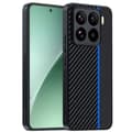 Kulfiber-telefoncover til Xiaomi 15 Black Blue