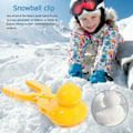 Miniatyrbild 3 av 5: 2 st Anka Form Snöbollsmakare, Klämma, Utomhus Vinterformningsverktyg för Barn