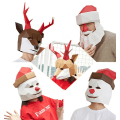 Miniatyrbillede 4 af 4: Jule Papir Model Maske, 3d Papirkunst DIY Håndlavet type2