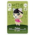 Miniatyrbillede 1 af 2: Nfc Spilkort Kompatibelt med Animal Crossing, ch Amiibo Wii U - 160 Pekoe