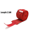 Miniatyrbild 3 av 5: 2st Bomullsboxningsbandage Stöd Längd 2,5m Bredd 5cm Kompatibel med Karate Mma Wushu Sanda Fight Träning Handledsremmar Handskar Wrap Red
