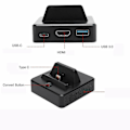 Miniatyrbillede 3 af 5: TV Switch HDMI Konverter Opladningsdock Station Køler Stand Til Nintendo Switch