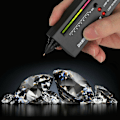 Miniatyrbillede 3 af 5: Diamant Juveler Værktøjssæt Bærbar Ædelstenstester Vælger Test Guldpind Diamanttester