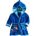 Barn Gutt Jente Hettefleece Badekåpe Morgenkåpe Bruk Pyjamas Blue Goldfish 2-3 Years