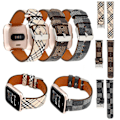 Miniatyrbild 1 av 5: Läderarmband Fitbit Versa Klockarmband För Fitbit Versa/Lite Smartklocka Gray