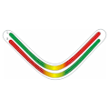 Miniatyrbilde 1 av 5: For PS5-konsoll lyslist regnbuegradient klistremerke selvklebende dekaler LED lyslist for PlayStation 5 spilltilbehør Red yellow