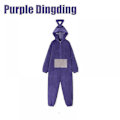 Miniatyrbillede 2 af 5: Teletubbies voksen jumpsuit onepiece pyjamas onepiece mænd og kvinder unisex par hjemmetøj lilla-Xin Lilla M Purple