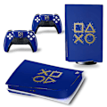 Miniatyrbillede 3 af 5: Til ps5 disk skin sticker til ps5 decal sticker konsol + 2 controller skin sticker til sony playstation 5 disk version skins Leave item code