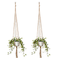 Miniatyrbild 2 av 5: 2 st Växtupphängare Blomkruka Växthållare För Inomhus Utomhus Dekorationer 90cm