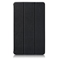 Pikkukuva 4 / 4: Musta PU-kotelo kolmiosaisella jalustalla Lenovo Tab M7 TB-7305 -laitteellesi
