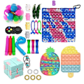Miniatyrbild 2 av 4: Stort Fidget Paket Sensorisk Fidget Leksak Set Pop Bubble Stress Relief Leksaker Pop Ångest Rör För Barn B