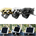 Miniatyrbillede 1 af 4: Bil Leopard Formet Telefonholder Klips Justerbar Bil Instrumentbræt Telefon Navigation Klips Stand Black