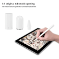 Miniatyrbillede 3 af 4: Udskiftningsspidser til stylus, kompatible med iPad Apple Pencil