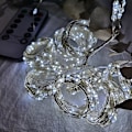 Miniatyrbillede 3 af 4: 1mx3m USB Festoon Lys String Juledekoration Eventyr Garland Gardin Kompatibel med Hjem Ferie Dekorativ Nytårs Lampe Cold White