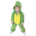 Miniatyrbild 1 av 5: Reedca Toddler Dinosaur Kostym Barn Söt Huvad Onesie Djurkostym Halloween Dinosaur 24-30 Months