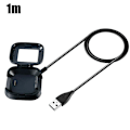 Miniatyrbillede 3 af 5: Sort USB-ladekabel til Fitbit Versa / Versa Lite, strømforsyning, dock-etui