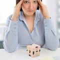Miniatyrbilde 4 av 4: Angst Stress Relief Infinity Cube Blocks Leke Yellow