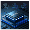 Miniatyrbilde 5 av 5: Tv-boks Android 10 4 GB 32 GB 4K H.265 Mediaspiller 3D Video 2,4 G 6 GHz Wifi Bluetooth Smart Tv-boks Dekoder EU PLUG