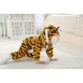 Miniatyrbild 5 av 5: Reedca Toddler Dinosaur Kostym Barn Söt Huvad Onesie Djurkostym Halloween Tiger 3-6 Months