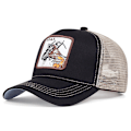 Miniatyrbillede 1 af 2: Farmdyr Trucker Baseball Cap Hat Mesh Style Mænd Kvinder Hip Hop Bros, justerbar Baseball Hat qd bes Goat black [unlabeled]