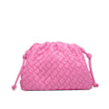 Miniatyrbillede 1 af 10: Cloud Rygsæk 2024 Ny Stil Taske Kvinder Ko Læder Rynket Dumpling Taske Kvinder Håndtaske Skuldertaske MJ51 Rose Rød 22*9*14cm Rose Red