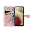 Miniatyrbild 2 av 5: Fodral för Samsung Galaxy A12 Flip Plånbok Präglat Skydd Etui Hou