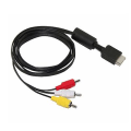 Miniatyrbilde 3 av 4: Audio Video AV Kabel Ledning Rca For Playstation Ps1, Ps2 Og Ps3 spillkonsoll
