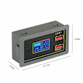 Pikkukuva 3 / 3: 12V 24V Kaksois-USB DC LED Digitaalinen Näyttö Auto Auton Volttimittari Akun Valvonta