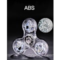 Miniatyrbild 2 av 5: Kristall Luminous LED-ljus Fidget Spinner Hand Top Spinners Glow in Dark EDC Stress Relief Toys Gyroskop