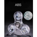 Miniatyrbillede 2 af 5: Krystal Luminous LED Lys Fidget Spinner Hånd Top Spinners Gløder i Mørke EDC Stressaflastende Legetøj Gyroskop