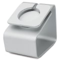 Miniatyrbild 3 av 4: Portabelt aluminiumstativ för Apple Watch laddstation docka trådlös silver