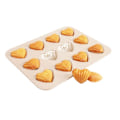 Miniatyrbillede 1 af 3: 12 Huller Hjerteform Mini Muffin Kageform
