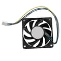 70x70x15mm 12v 4 ben pwm pc computer kabinet cpu køler blæser sort [MI]