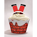 Miniatyrbillede 4 af 5: 48 Stykker Jule Cupcake Toppers og Papirforme