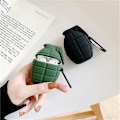 Miniatyrbillede 4 af 4: Silikone Etui Kompatibelt med Airpods 1&2 og Sportsdesign Cover (Sort)