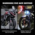 Miniatyrbild 2 av 2: [LCS] 6 pcs Wireless LED Car Lights with Remote Control, Wireless LED Strobe Lights 8 Colors for Car M