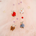 Miniatyrbild 2 av 4: God Jul Dekoration För Hemmet Nyår Julgirlang Julgransprydnader Juldocka 1 set (4pcs)