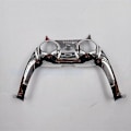 Miniatyrbilde 1 av 5: 1 stk. elektroplettert gamepad-deksel for PS5, front midtre kontroller erstatning dekorativt skall for Playstation 5 spilltilbehør Silver