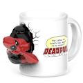 Miniatyrbillede 1 af 2: Krus Deadpool Krus Kop 3d Keramisk Kop