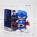 Miniatyrbillede 2 af 4: Avenger Elektrisk Dansende Iron Man Robot Captain America