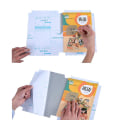 Pikkukuva 4 / 5: 10 kpl Kirjanpäällinen Kirkas Itseliimautuva Kirjansuojus Läpinäkyvä Kalvo Helppo Käyttää 47*34cm