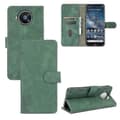 Etui til Nokia 8.3, Premium Læder med Kortholder, Flip Folio Magnetisk Etui Coque - Green